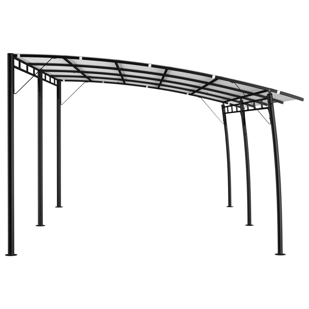 vidaXL Garten-Sonnenschutz 6x3x2,55 m Cremeweiß
