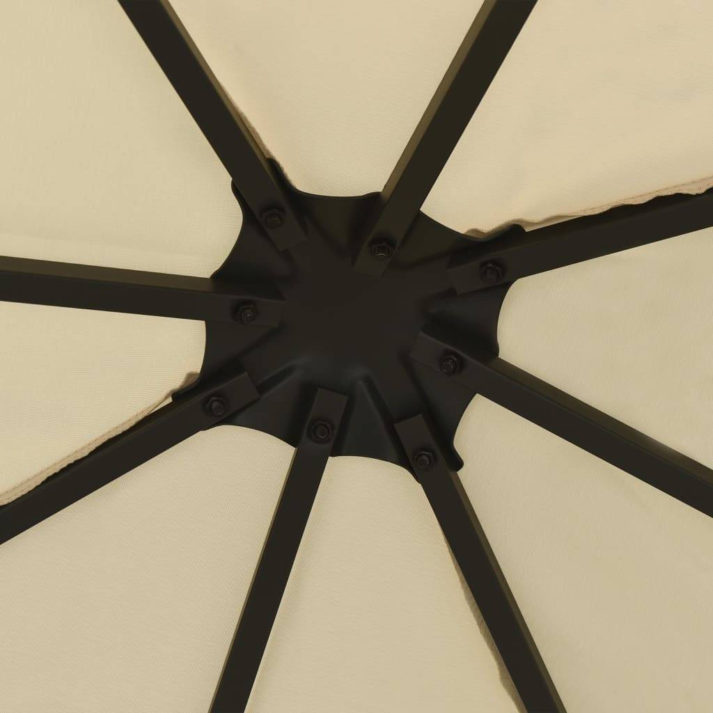 vidaXL Pavillon 3×3 m Creme