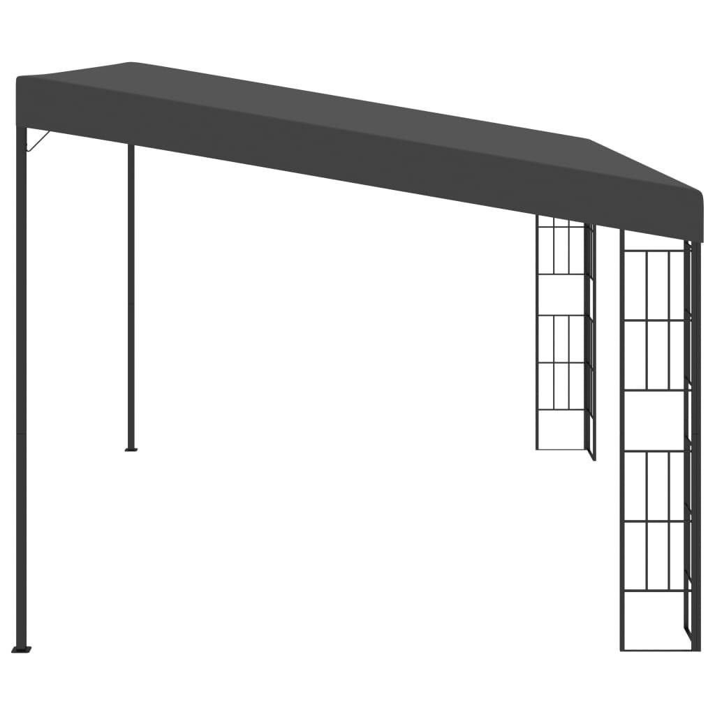 vidaXL Wand-Pavillon 3x4 m Anthrazit Stoff