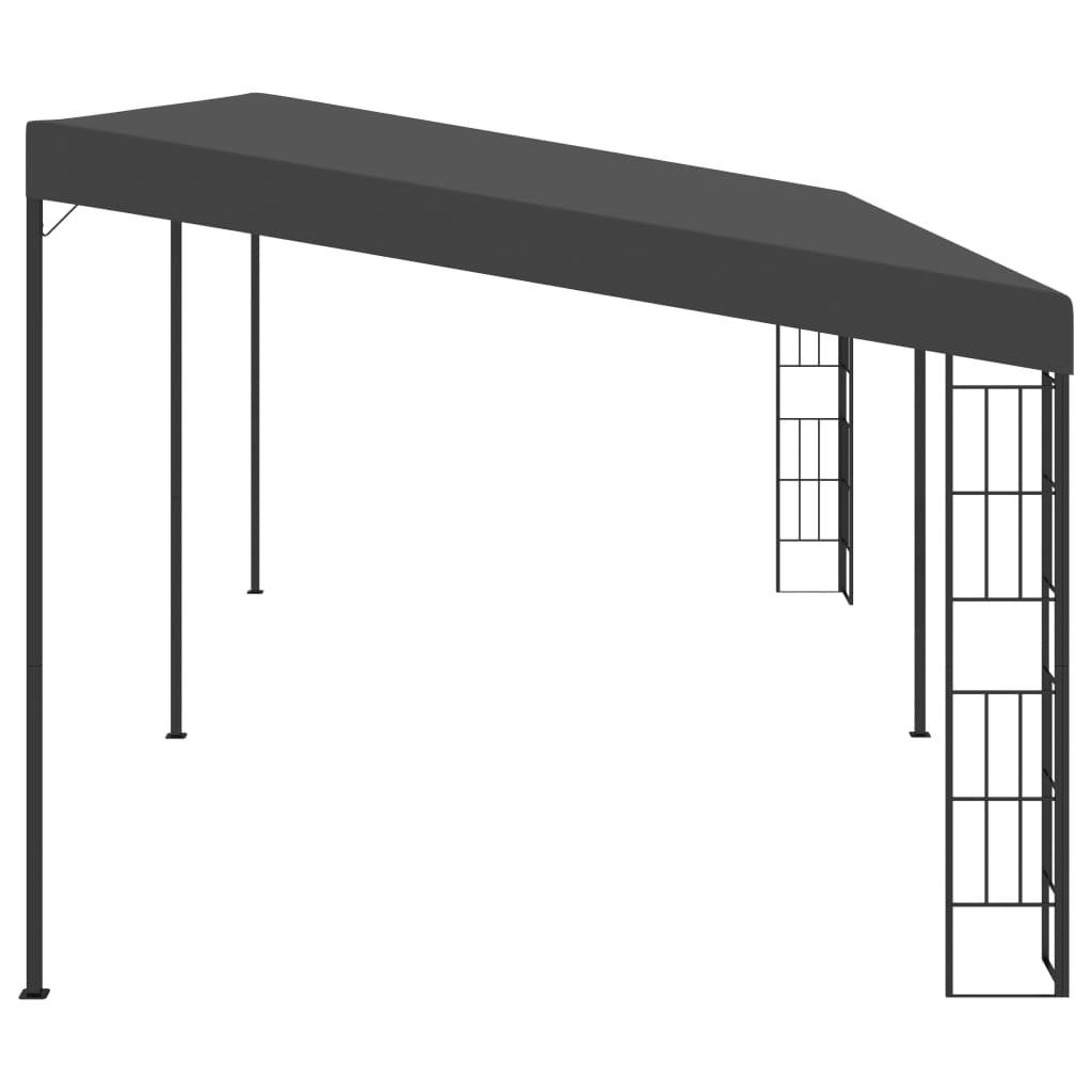 vidaXL Wand-Pavillon 3x6 m Anthrazit Stoff