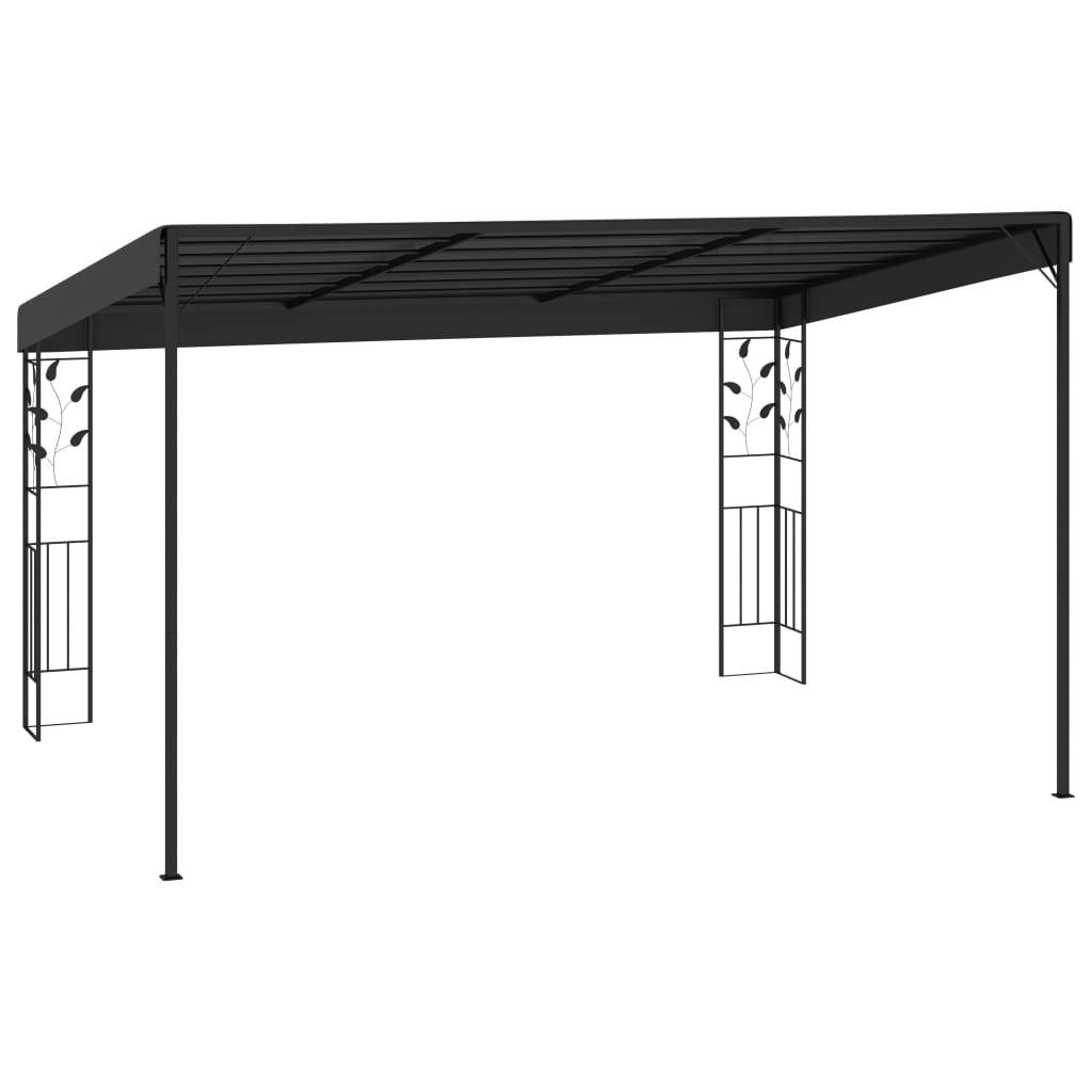 vidaXL Wand-Pavillon 4x3x2,5 m Anthrazit