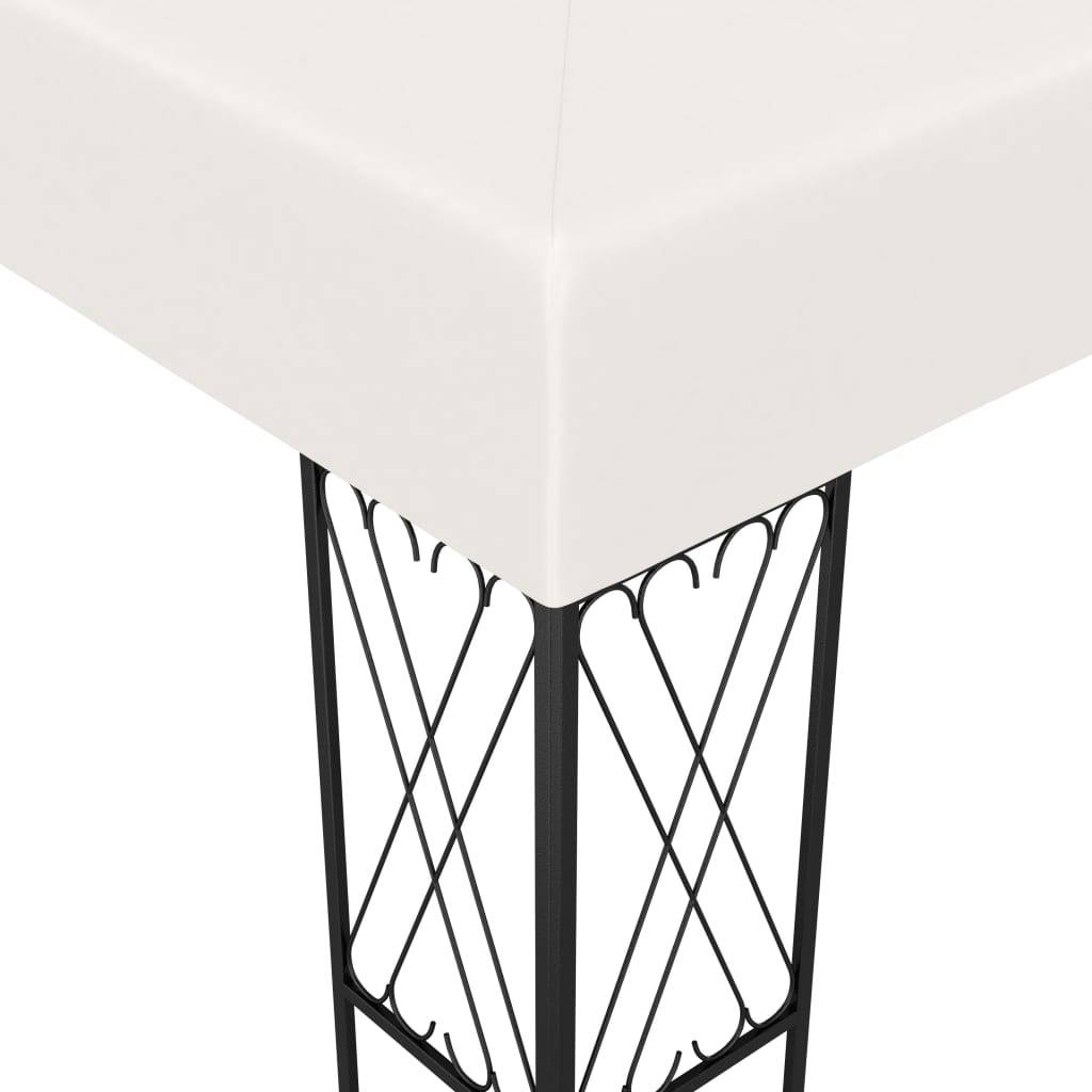vidaXL Pavillon 3×4 m Creme Stoff