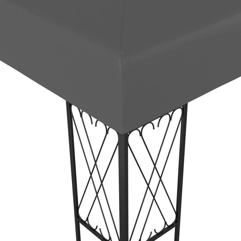 vidaXL Pavillon 3×4 m Anthrazit Stoff
