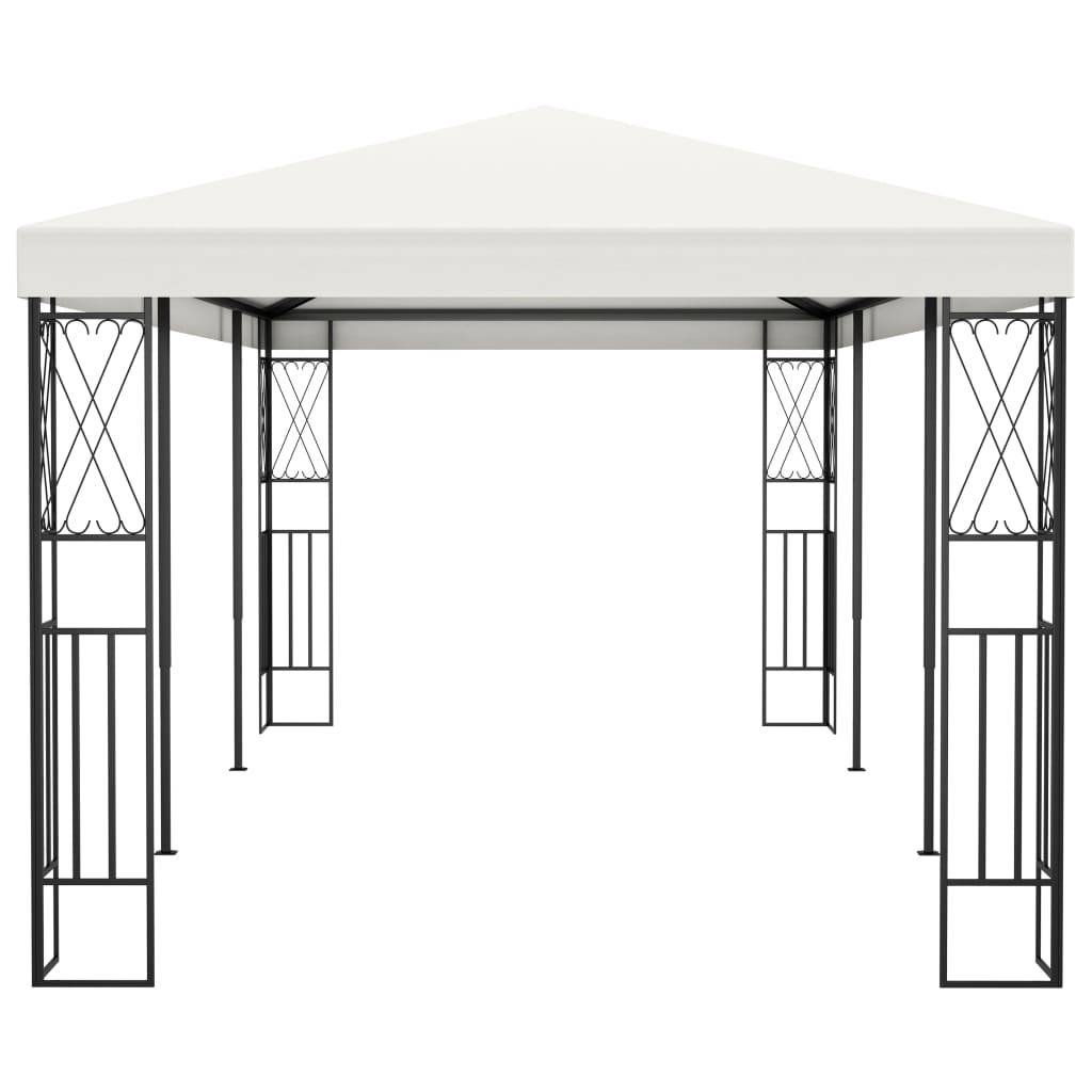 vidaXL Pavillon 3×6 m Creme Stoff