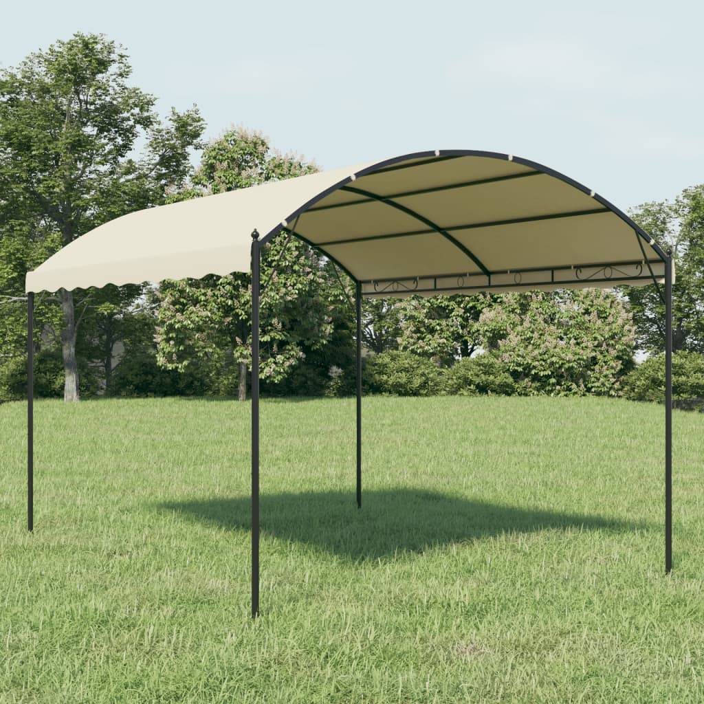 vidaXL Pavillon Stoff Creme