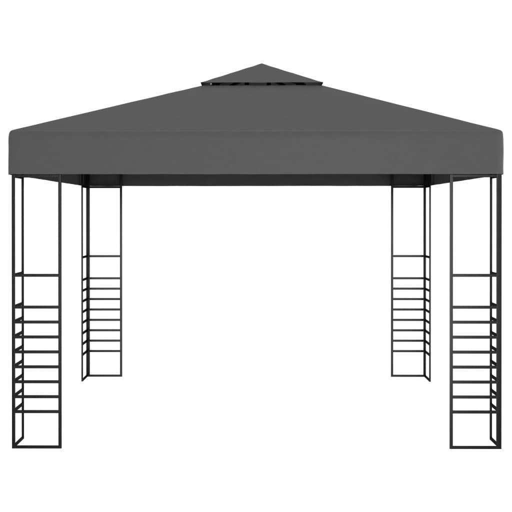 vidaXL Gartenpavillon 3×3 m Anthrazit
