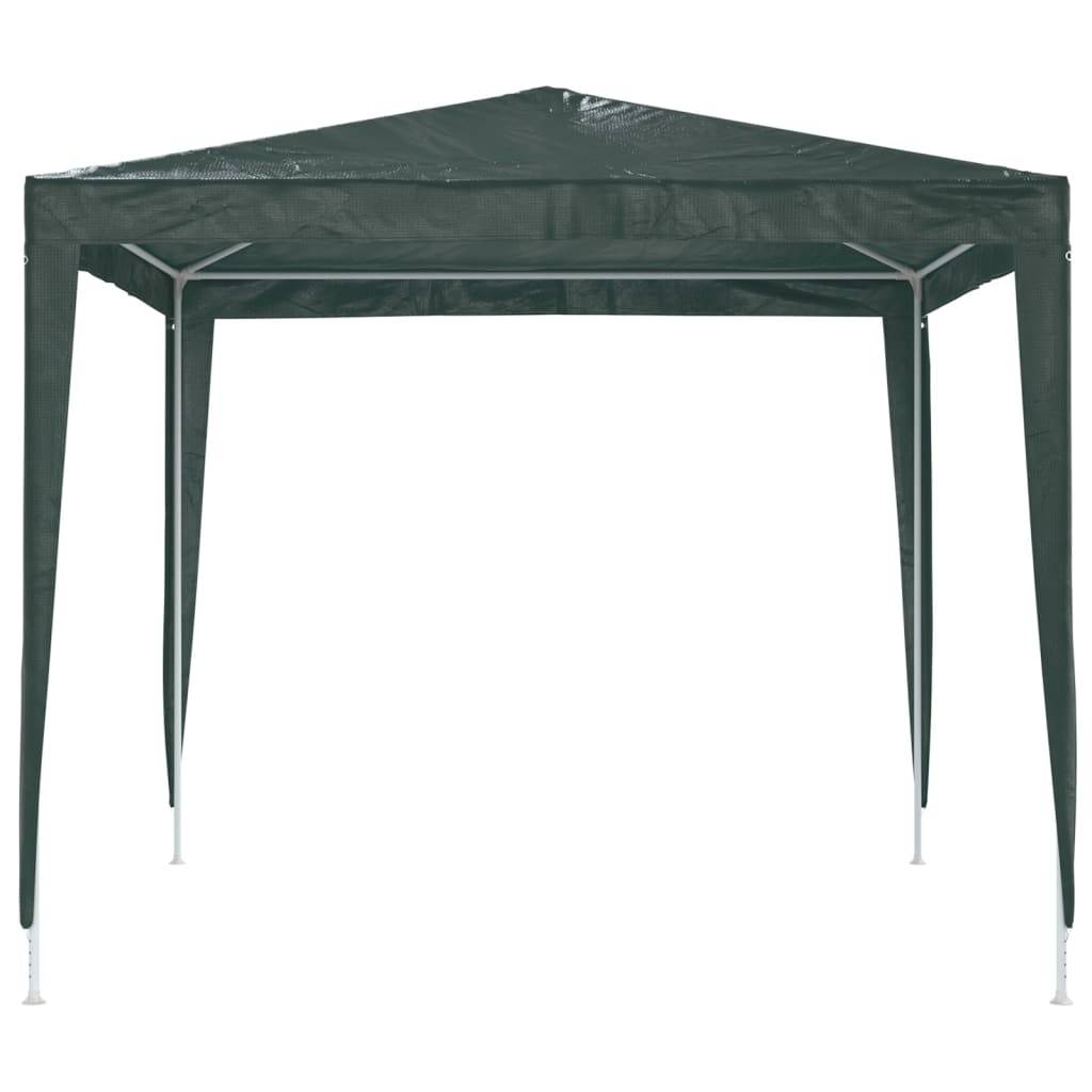 vidaXL Profi-Partyzelt 2,5×2,5 m Grün 90 g/m²