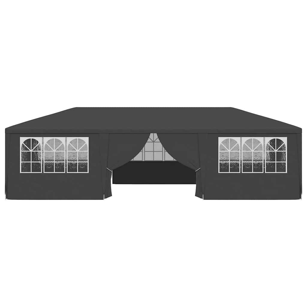 vidaXL Profi-Partyzelt mit Seitenwänden 4×9 m Anthrazit 90 g/m²
