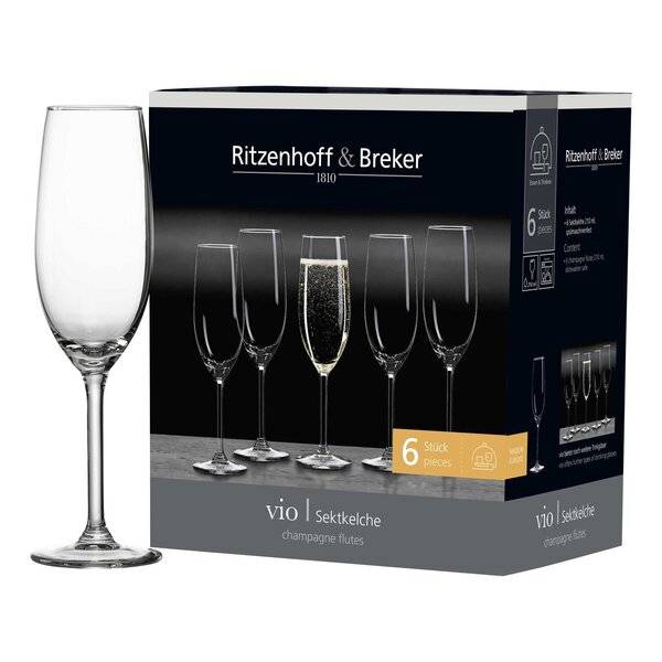 Sektkelch Vio - 210 ml 6 Stück.