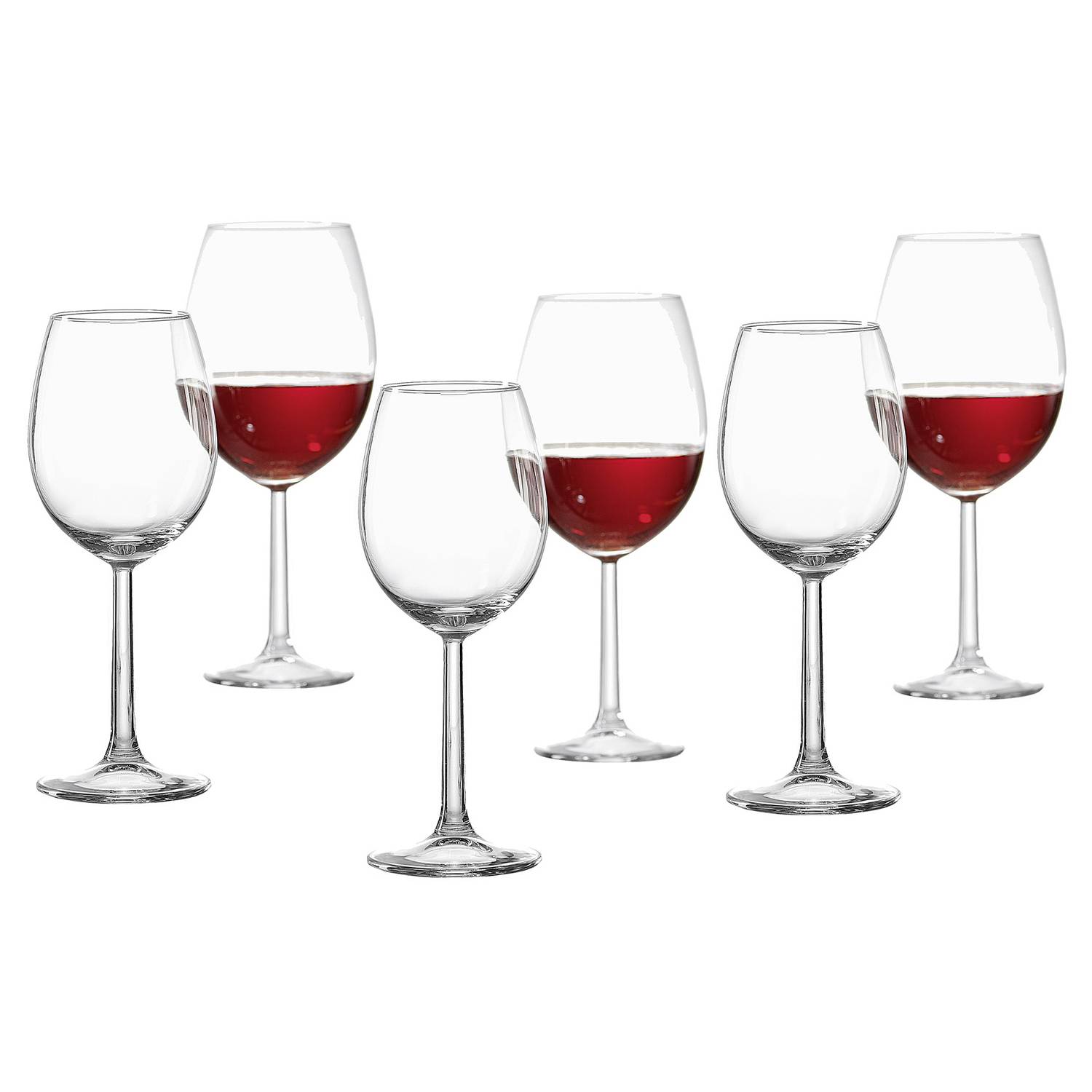 Flirt by R&B Rotweinglas Vio 430ml, klar (6er Pack)