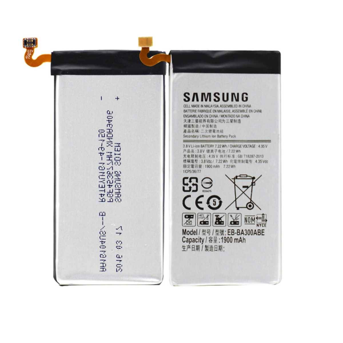 Batterie für Samsung Galaxy A3 A300FU ORIGINAL AKKU EB-BA300ABE