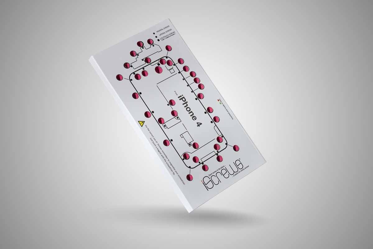 iScrews Schraubenaufbewahrung für Profis passend für iPhone 4