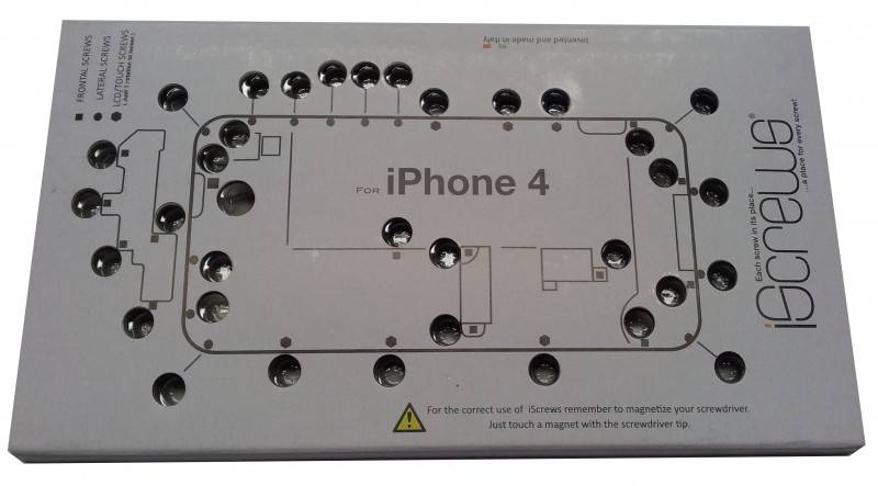 iScrews Schraubenaufbewahrung für Profis passend für iPhone 4