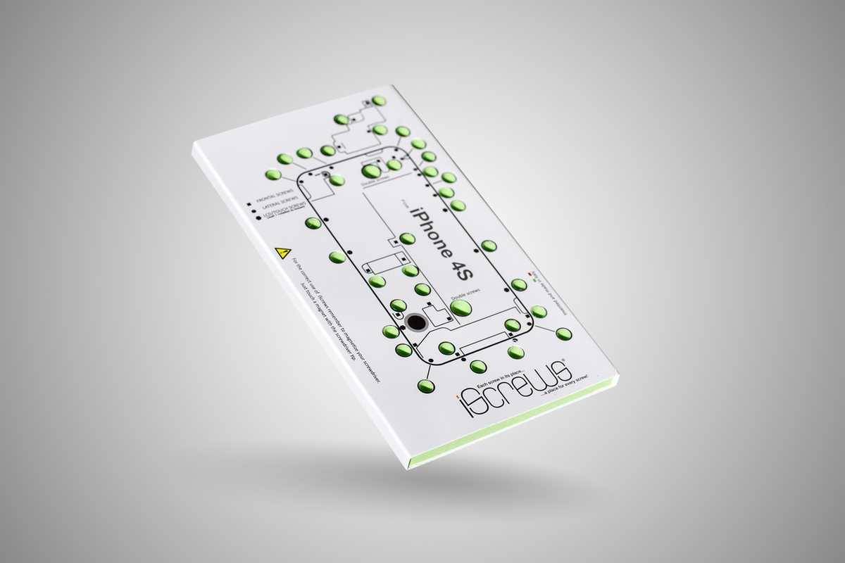 iScrews iPhone 4S Schraubenaufbewahrung für Profis