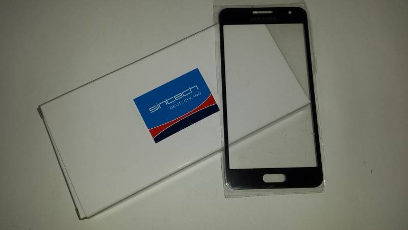 Frontscheibe für Samsung Galaxy A3 (A300F) in schwarz (midnight black)