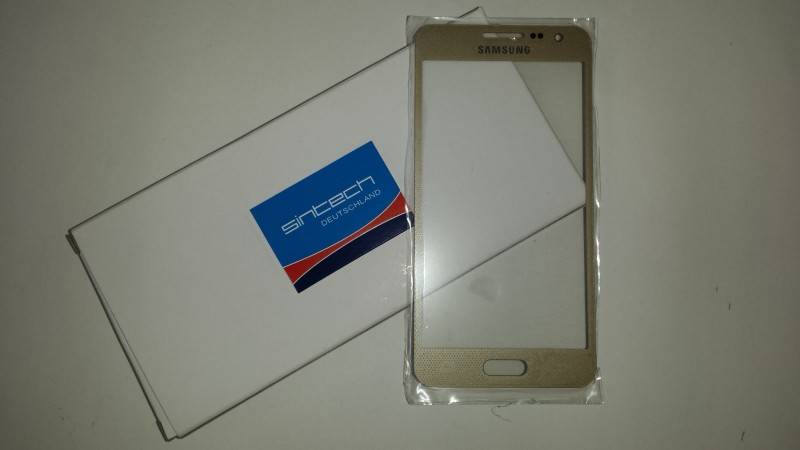 Frontscheibe für Samsung Galaxy A3 (A300F) in gold (Champagne gold)
