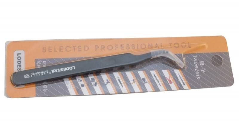 ESD Pinzette (Tweezer) gebogen für Reparaturen mit Kleinteilen