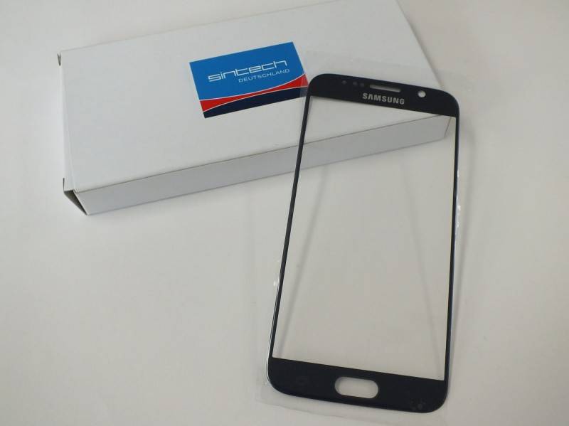 Frontscheibe für Samsung Galaxy S6 G920f schwarz sapphire