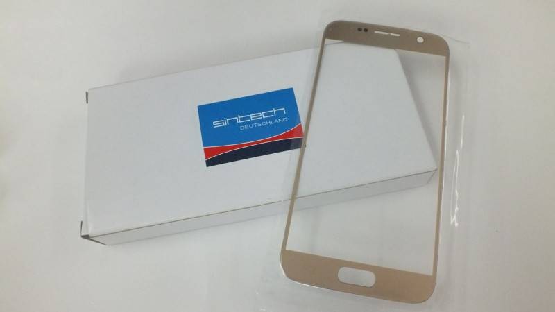 Frontscheibe für Samsung Galaxy S7 G930f gold Ersatzglas LCD Touchscreen Display