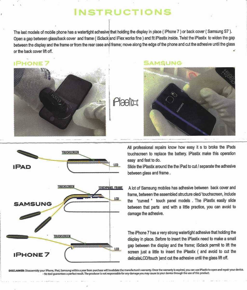 iPlastix professionelles Öffnungstool