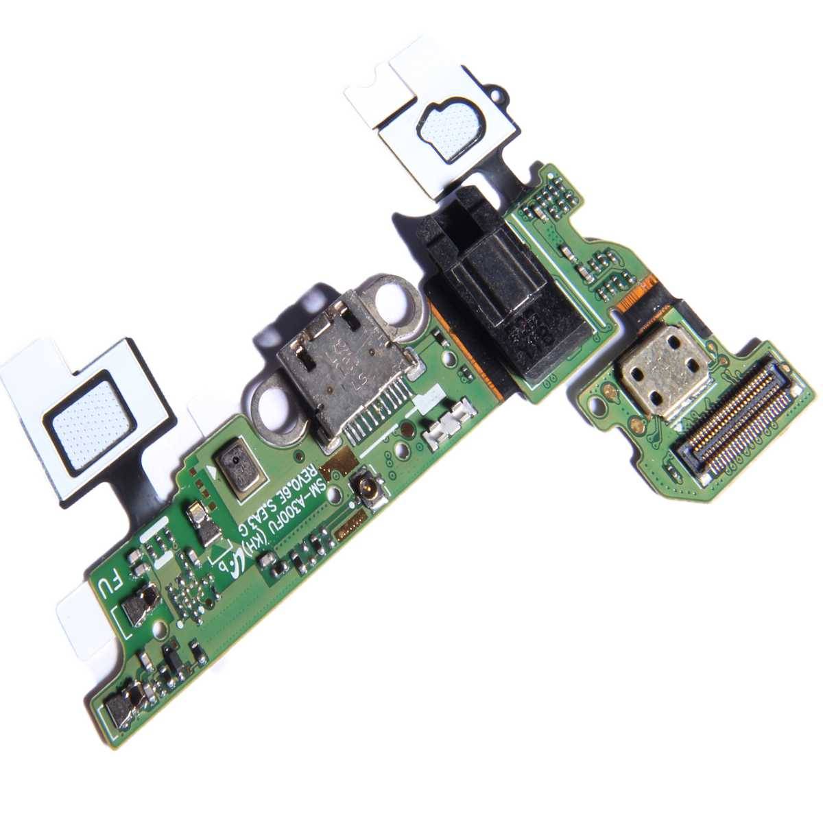 Micro USB Buchse für Samsung Galaxy A3 A300F inkl. Kopfhörerbuchse und Sensor Buttons