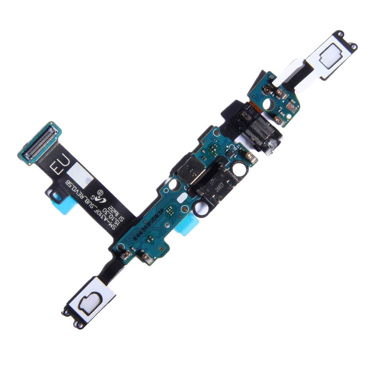 Micro USB Buchse für Samsung Galaxy A3 2016 A310F inkl. Kopfhörerbuchse und Sensor Buttons