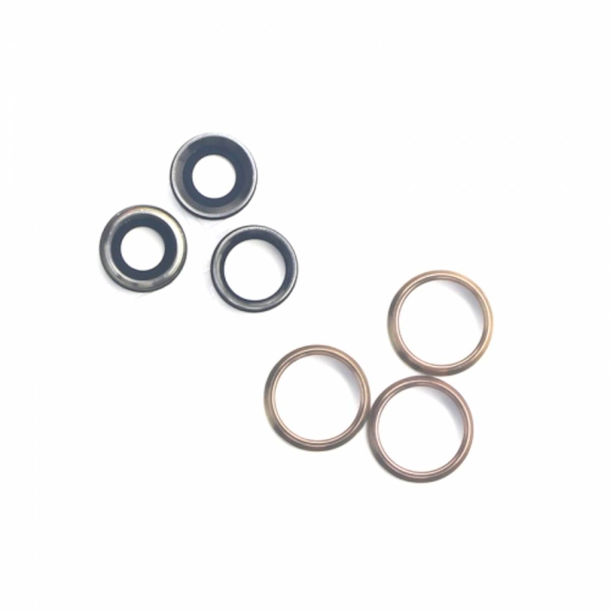 Kamera Linse Glas (hinten) passend für Apple iPhone 11 Pro / Pro Max (Set mit 3 Stück)