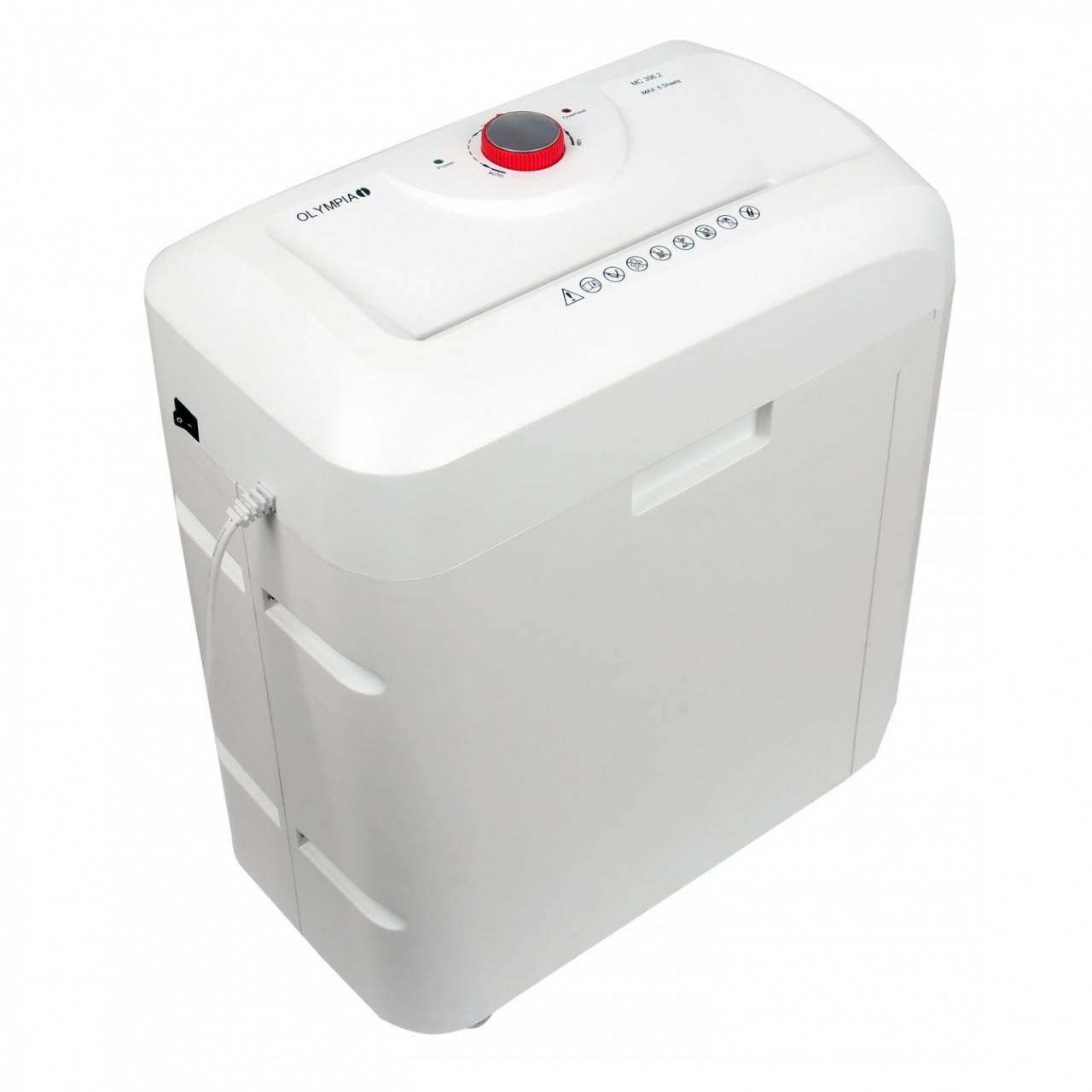 OLYMPIA MC 306.2 professioneller Aktenvernichter, Micro Partikelschnitt, bis 6 Blatt