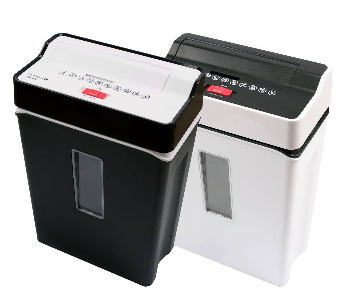 OLYMPIA PS 54 CC Aktenvernichter, Schwarz