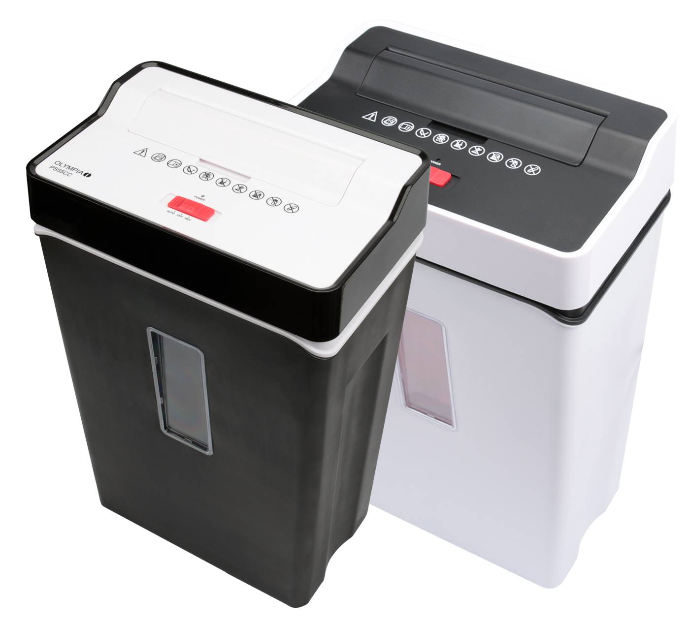 OLYMPIA PS 55 CC Aktenvernichter, Schwarz