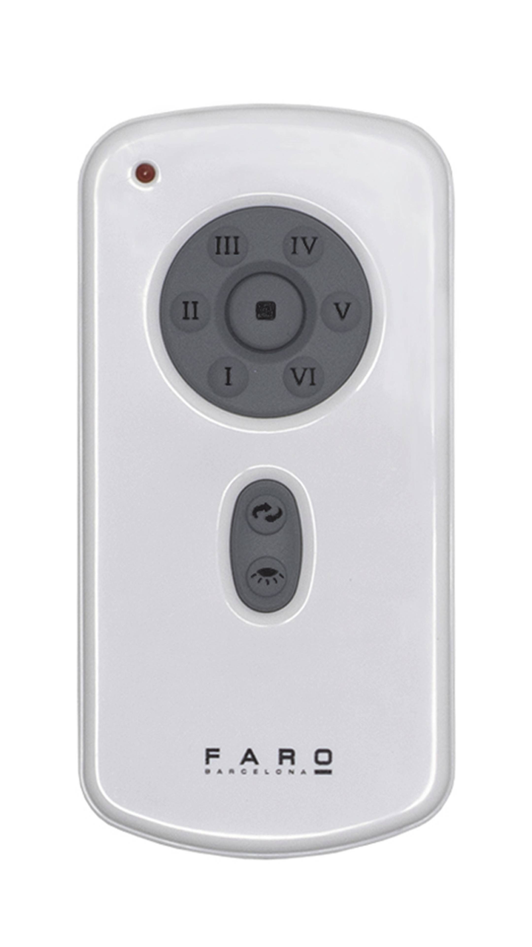 Energiespar Deckenventilator Andros Nickel 213 cm