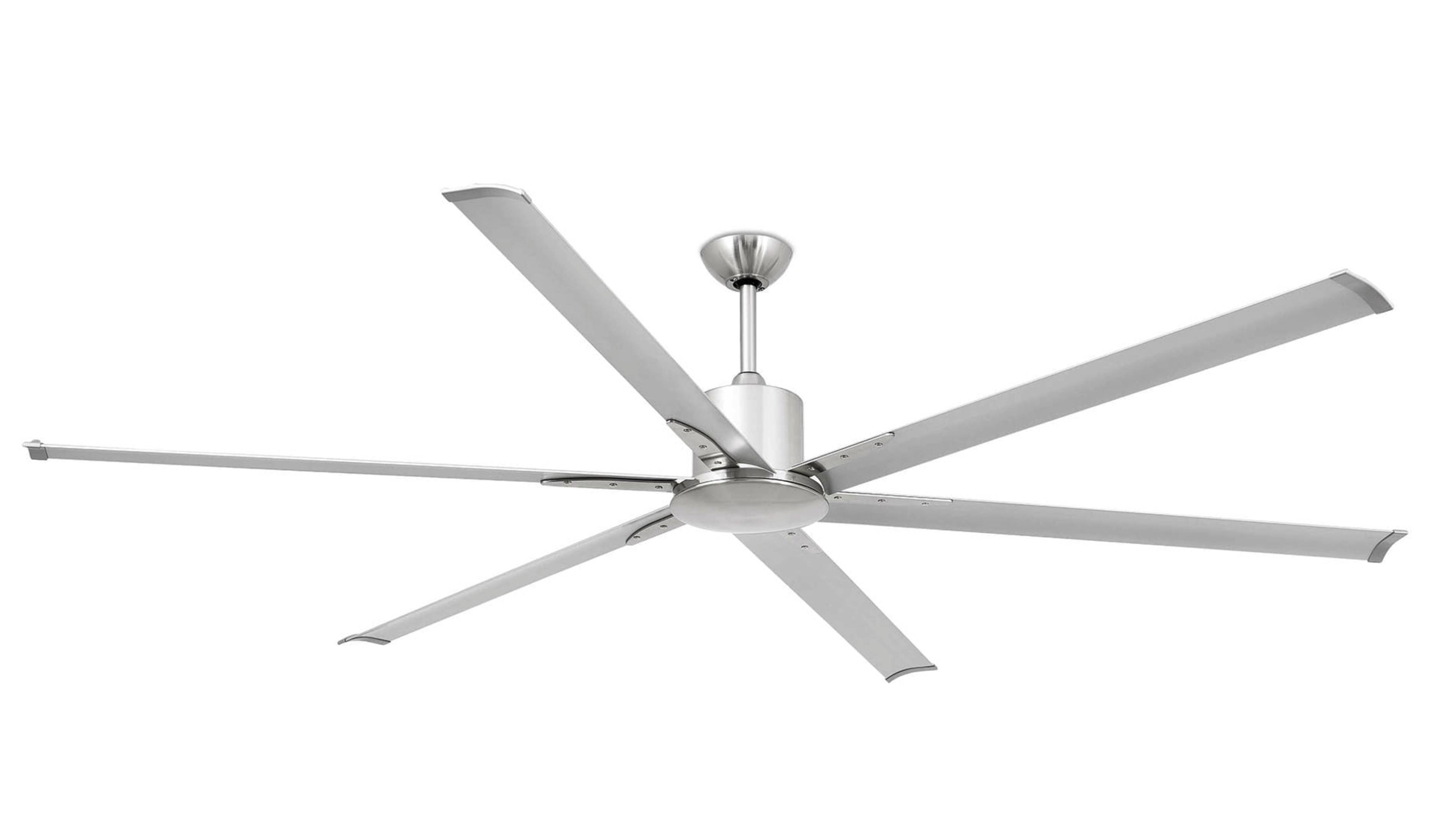 Energiespar Deckenventilator Andros Nickel 213 cm