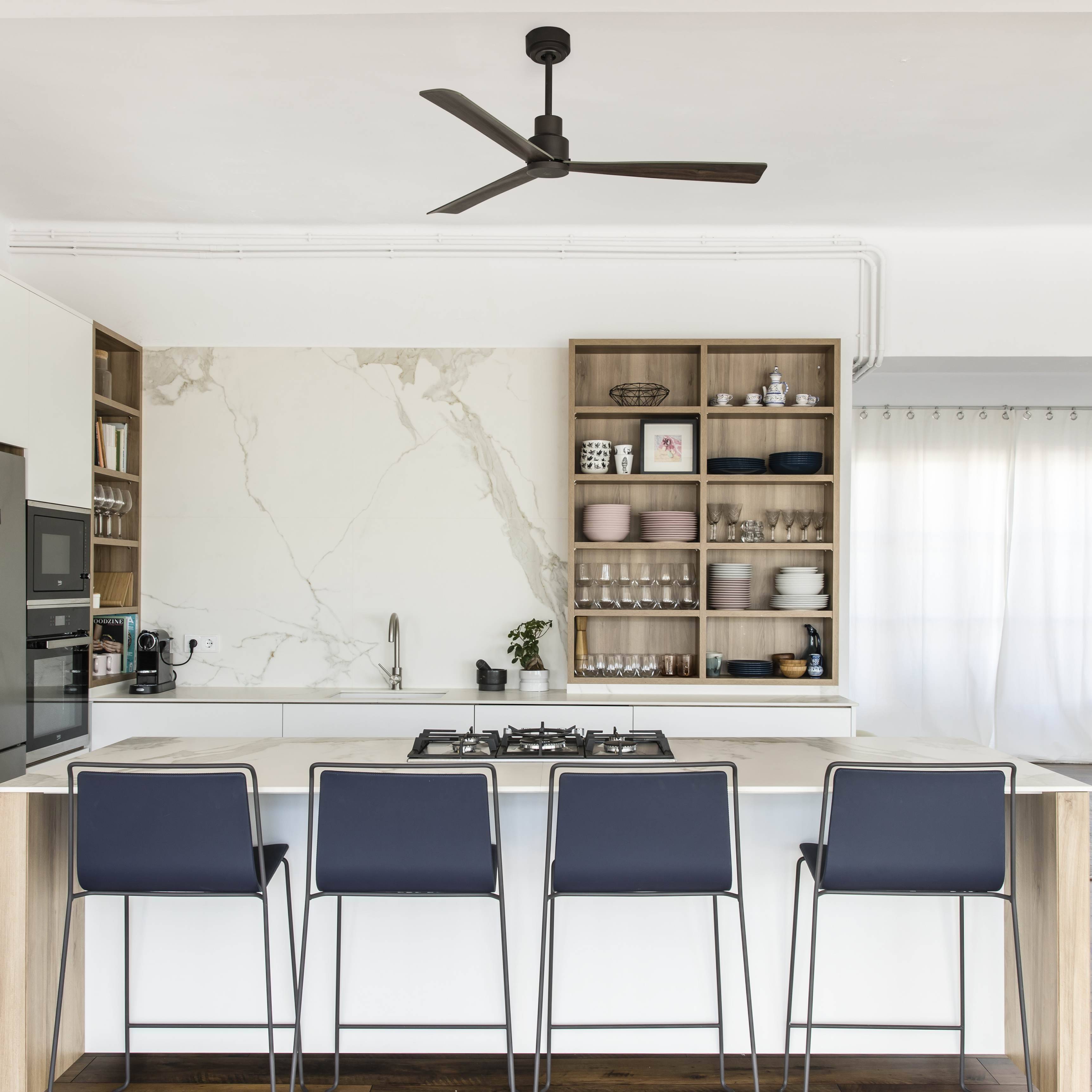 DC Deckenventilator Nassau Braun 128 cm