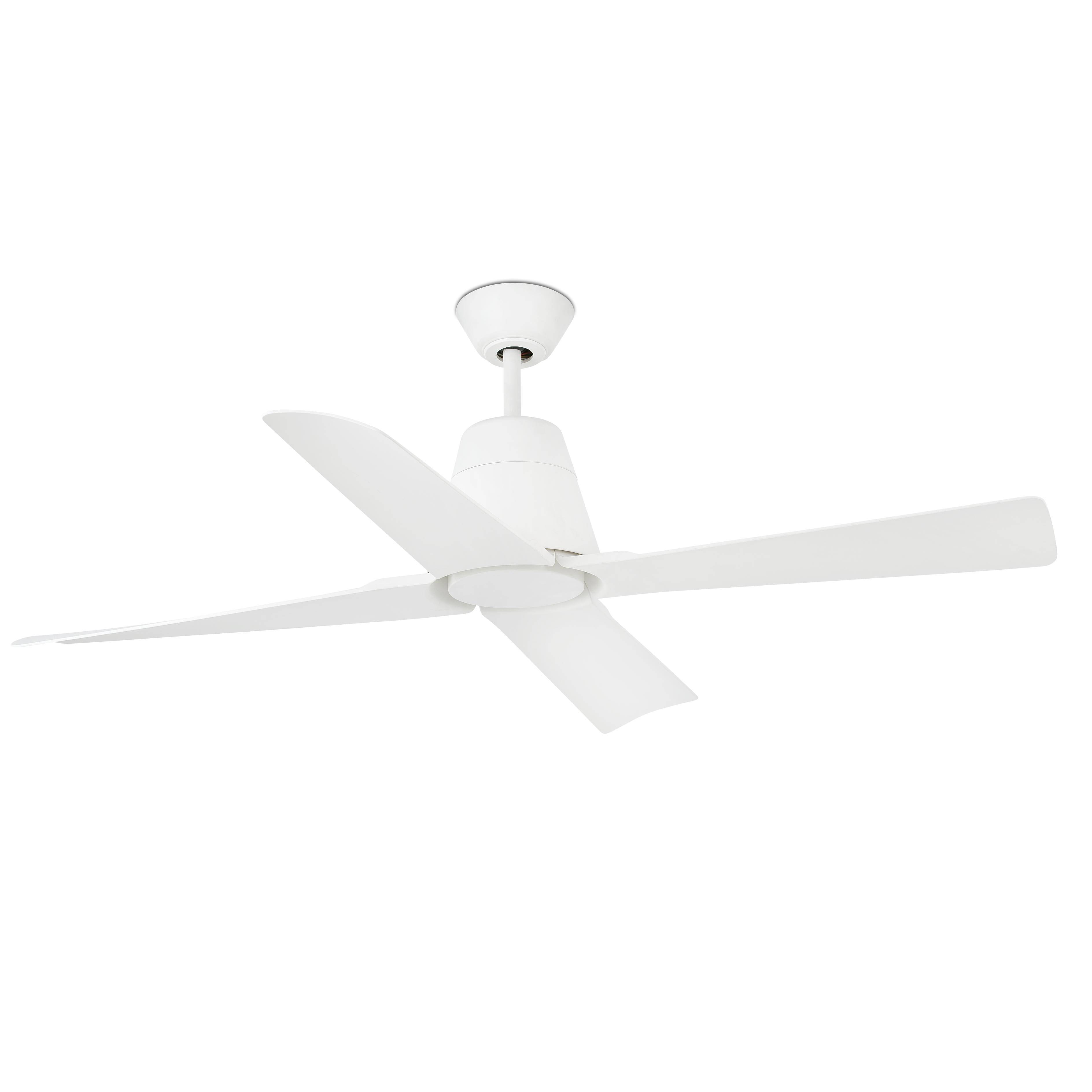Outdoor DC Deckenventilator Typhoon Weiß mit Fernbedienung