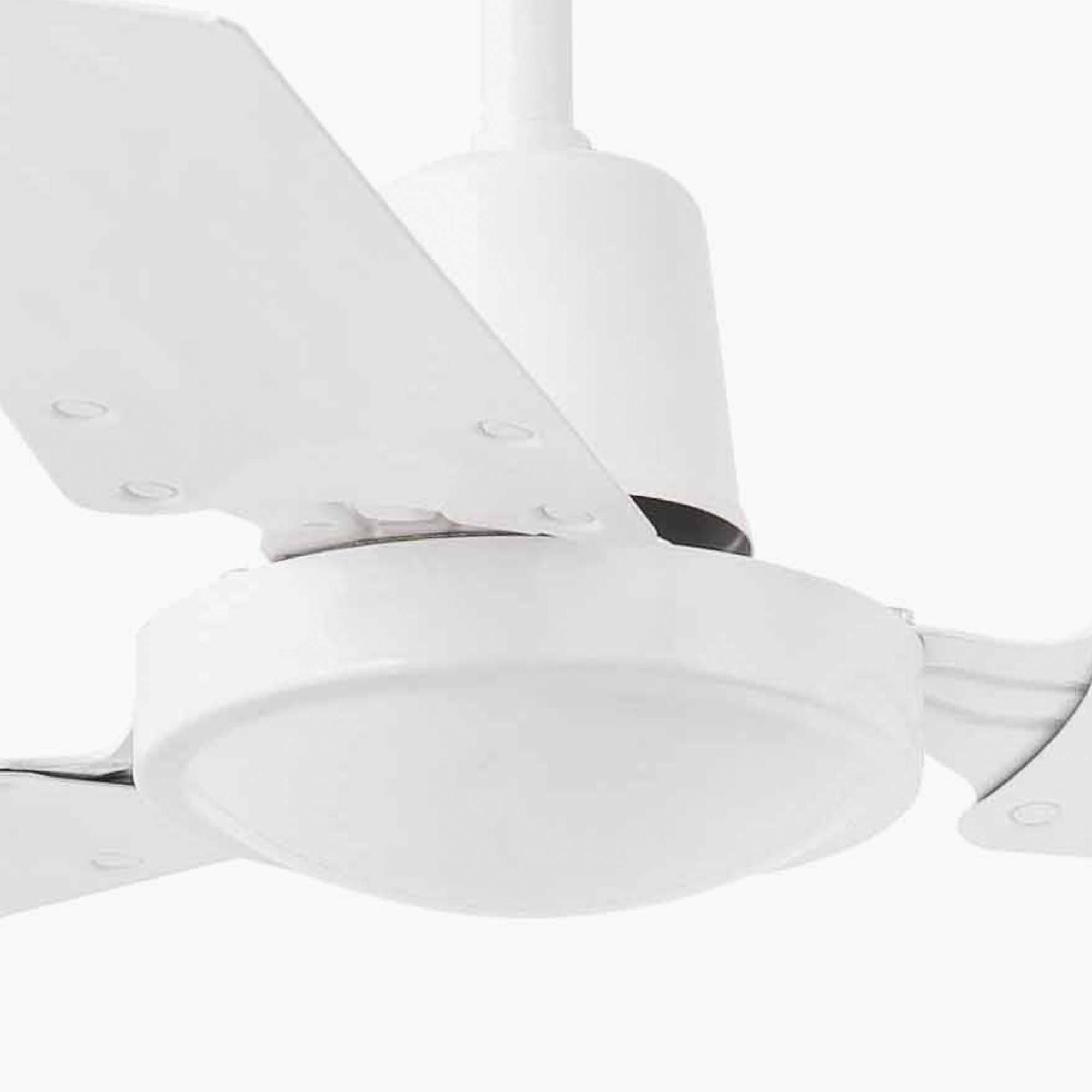Deckenventilator Eco Indus Weiß 120 cm mit Wandschalter