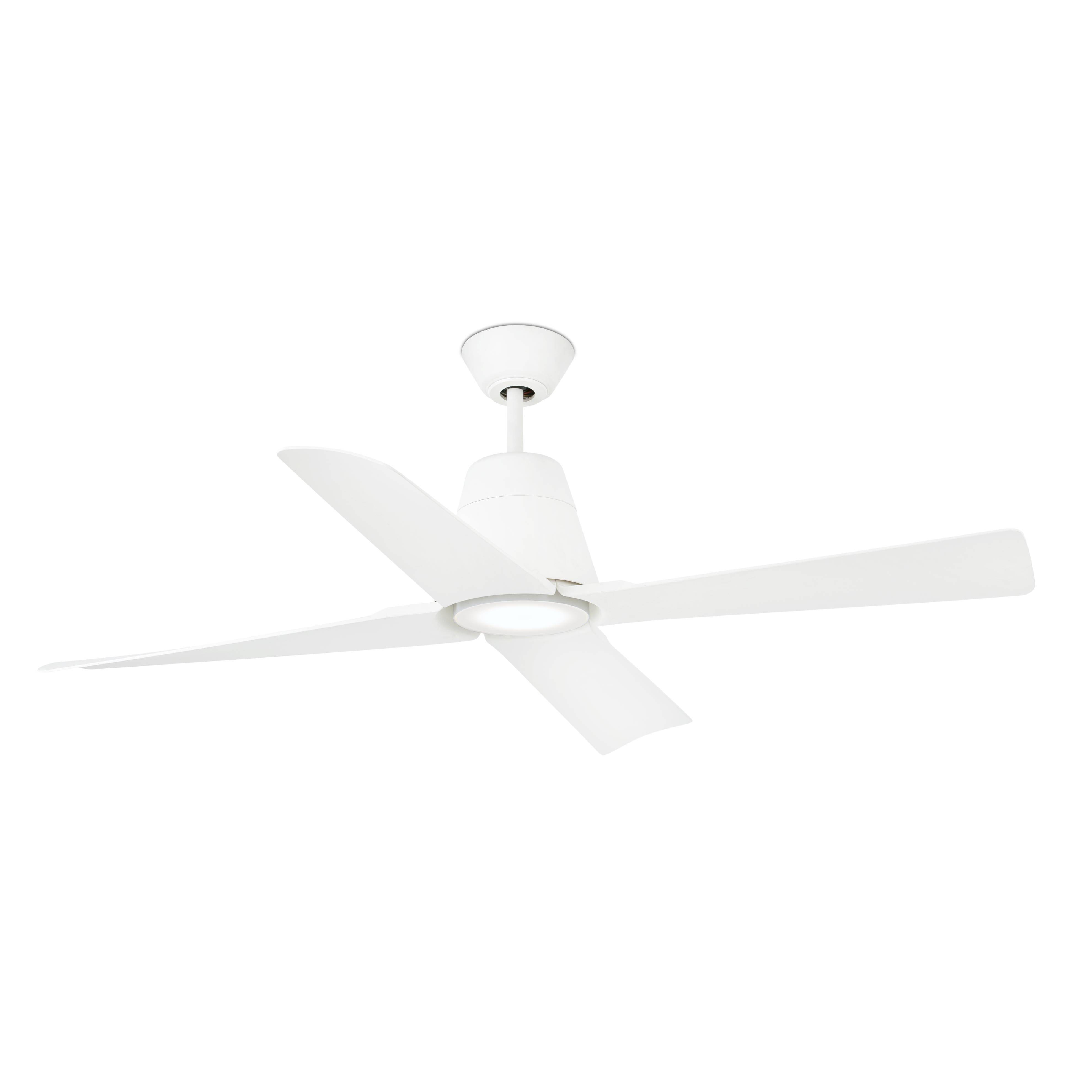 Outdoor DC Deckenventilator Typhoon Weiß mit LED & Fernbedienung