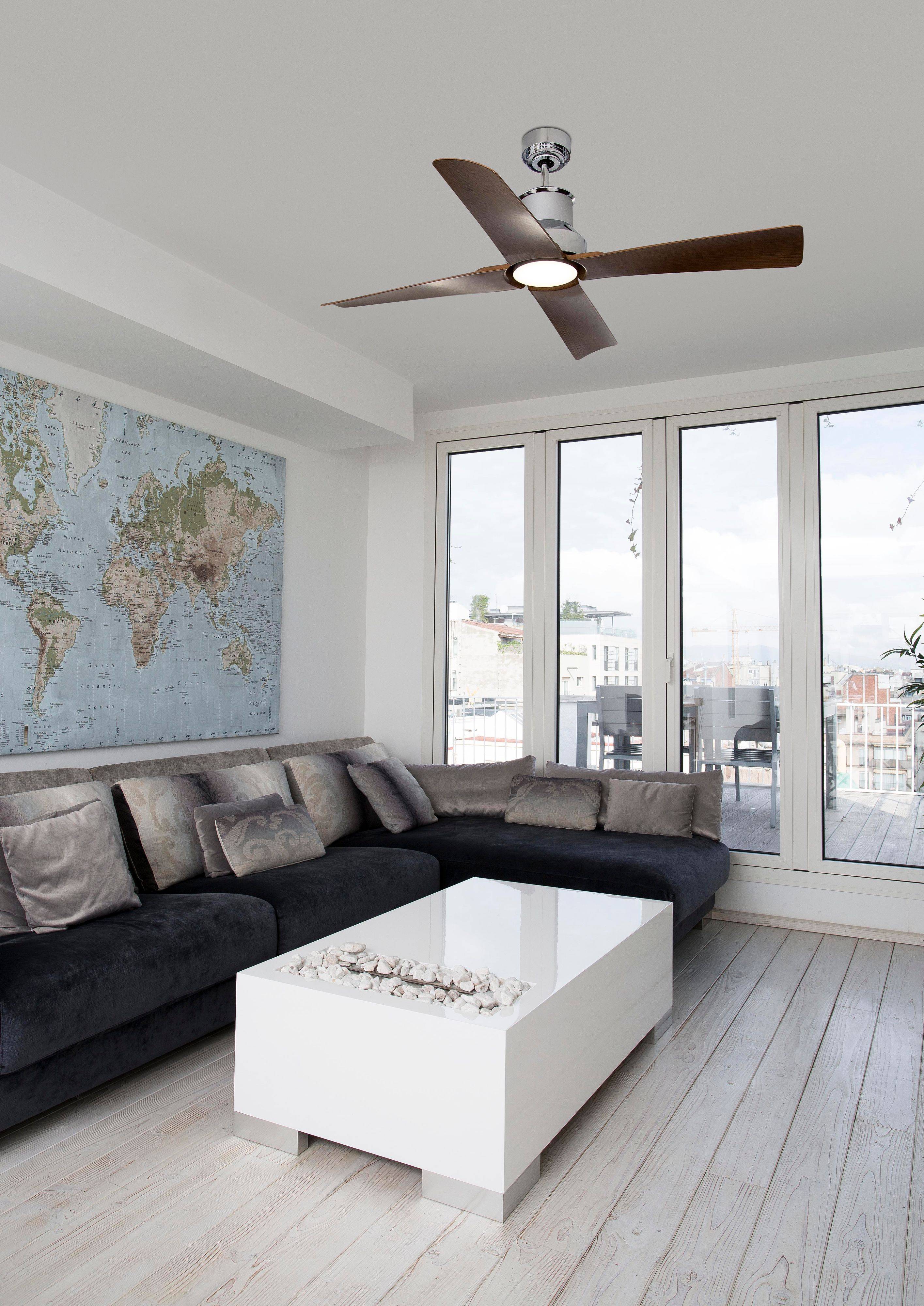 Energiespar Deckenventilator Winche mit LED