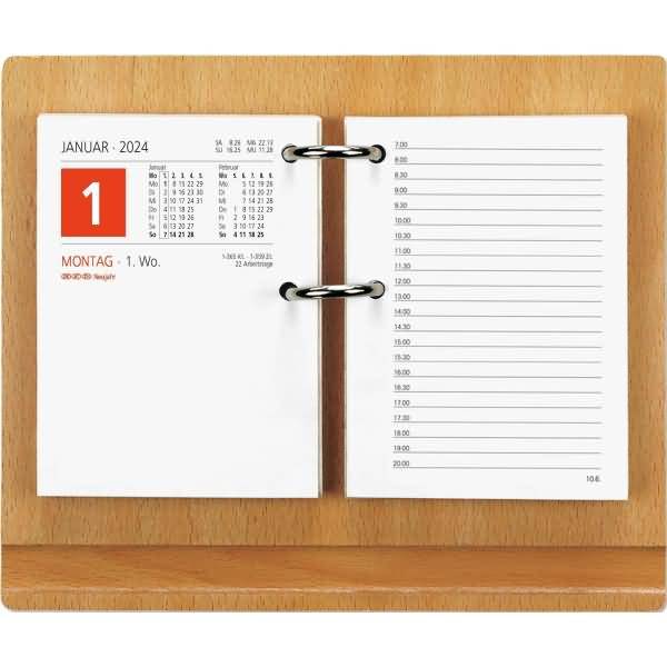ZETTLER Holzuntersatz 331-0000 für Umlegekalender 336