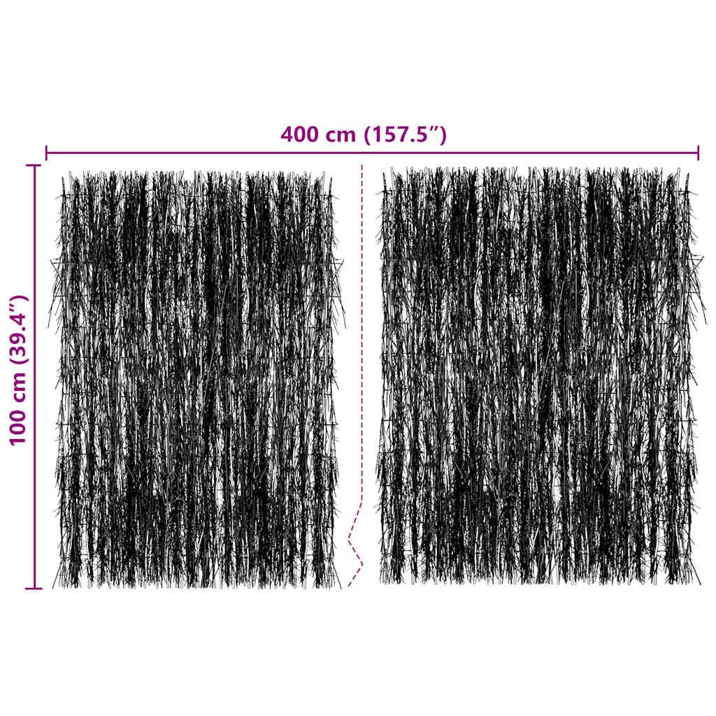 vidaXL Reisigzaun 400×100 cm