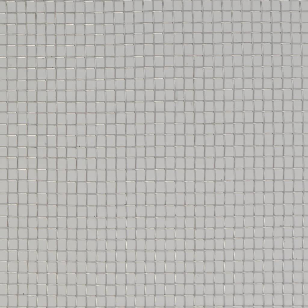 vidaXL Drahtgewebe 100x500 cm Edelstahl 202