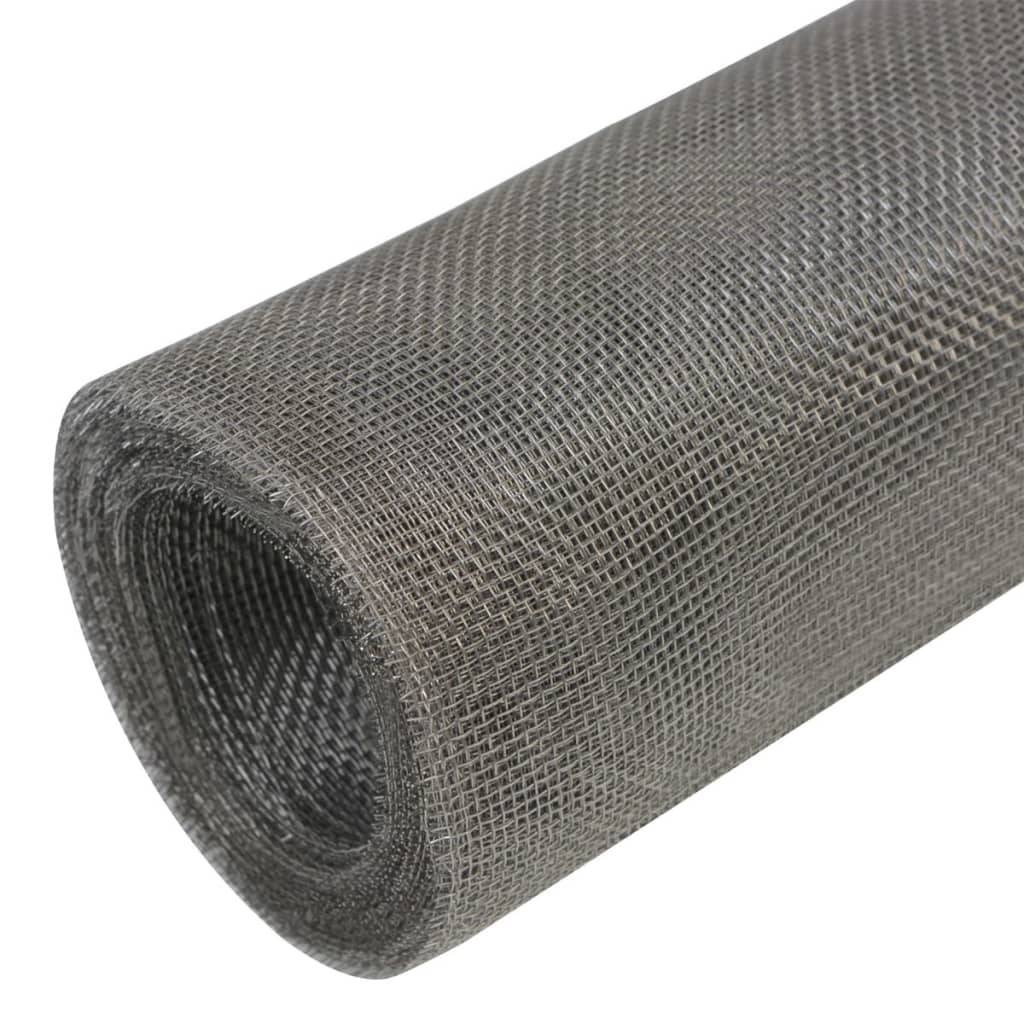 vidaXL Drahtgewebe 100x1000 cm Edelstahl 202