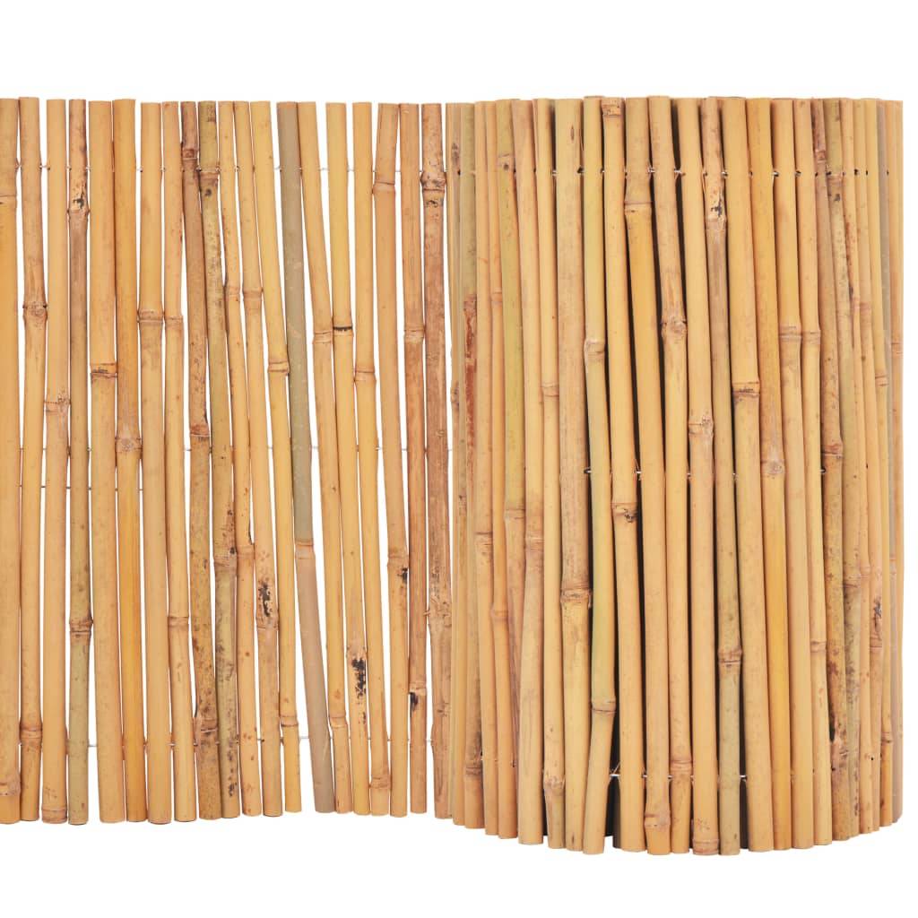 vidaXL Gartenzaun Bambus 500 x 50 cm