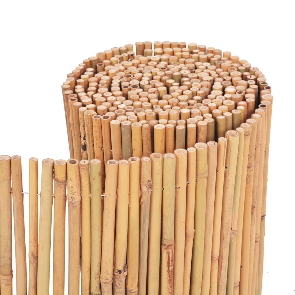 vidaXL Gartenzaun Bambus 500 x 50 cm
