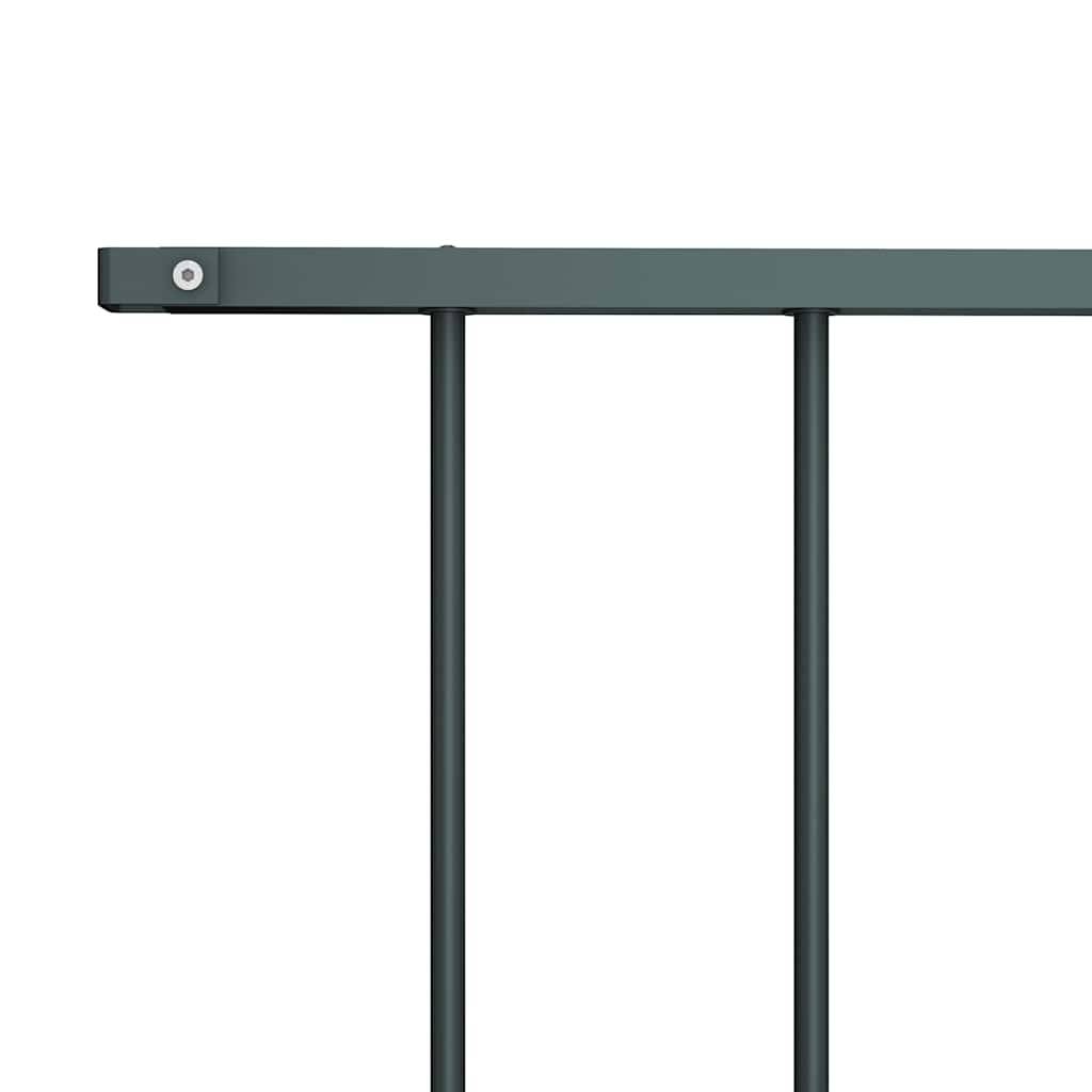 vidaXL Zaunfeld Pulverbeschichteter Stahl 1,63 x 1,17 m Anthrazit