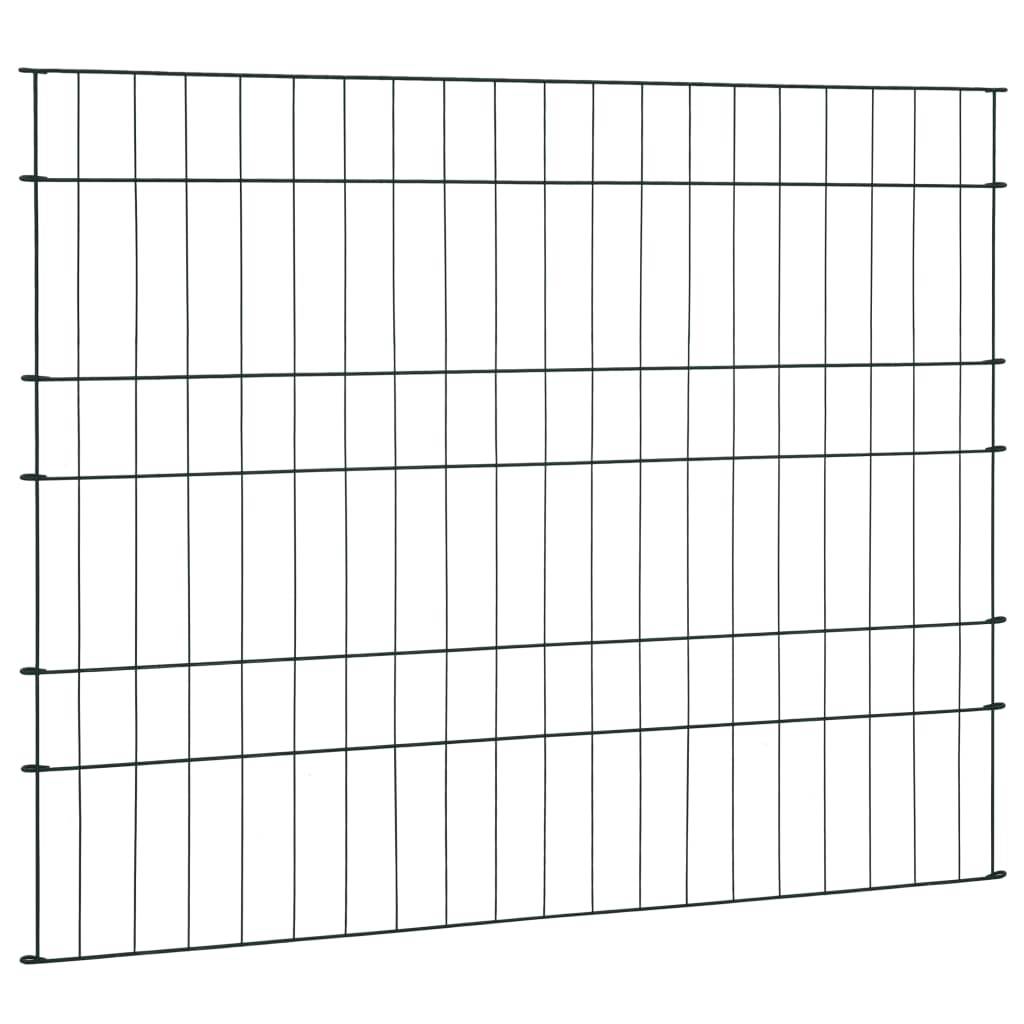 vidaXL Gartenzaun Set 99,6x79,8 cm Grün