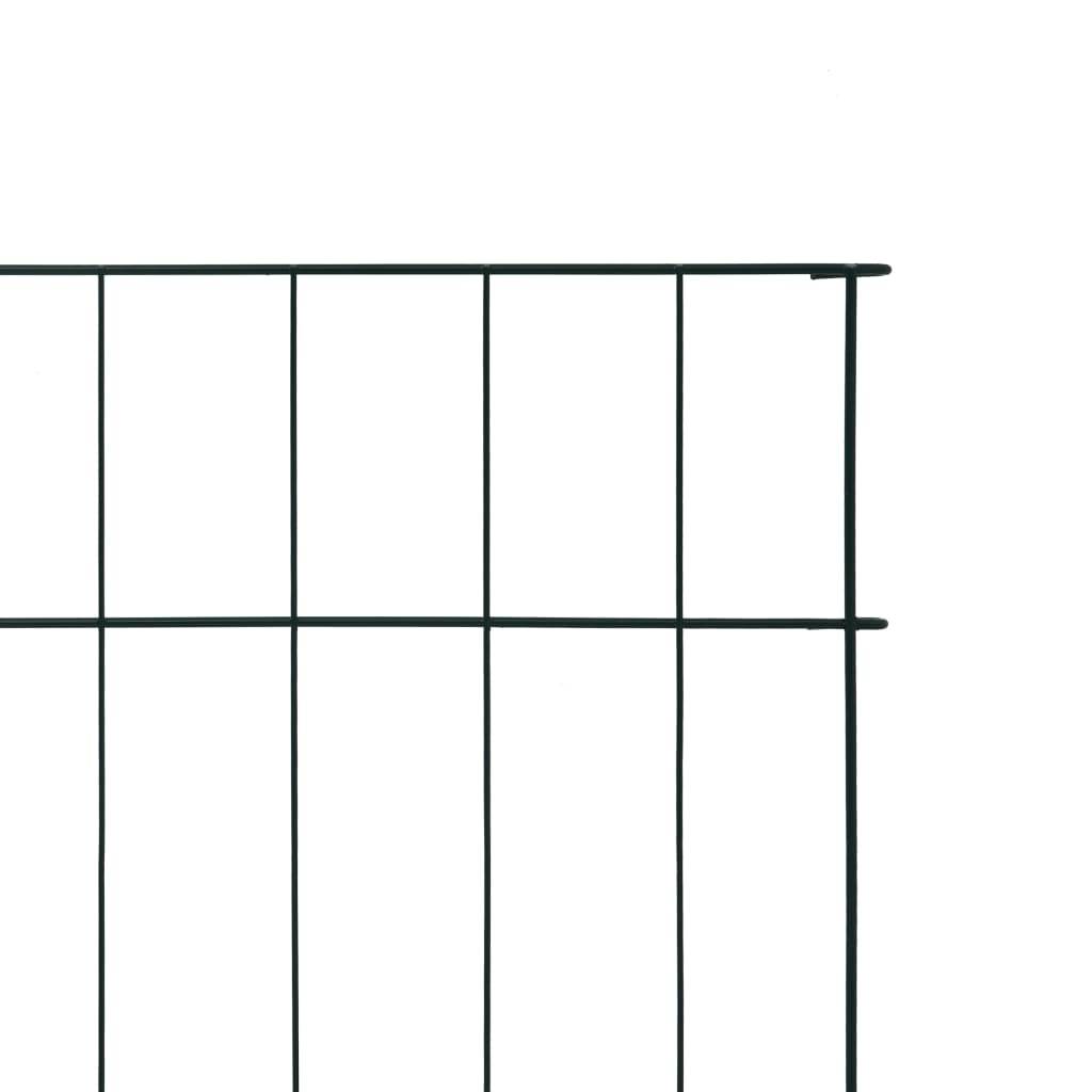 vidaXL Gartenzaun Set 99,6x79,8 cm Grün