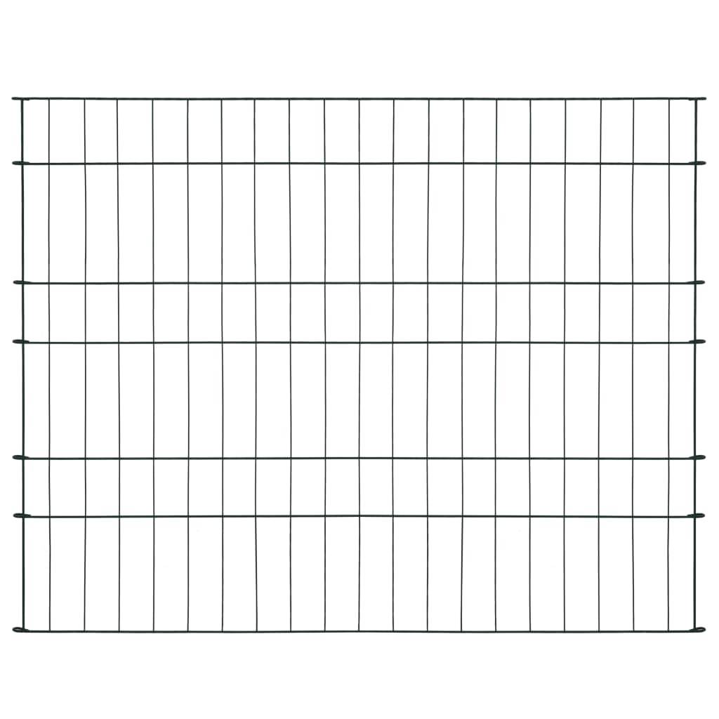 vidaXL Gartenzaun Set 99,6x79,8 cm Grün