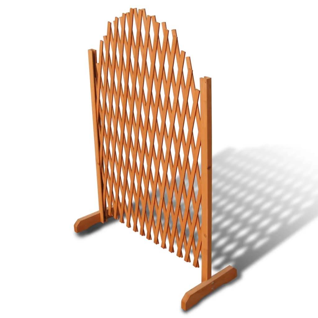 vidaXL Spalierzaun Massivholz 180x100 cm