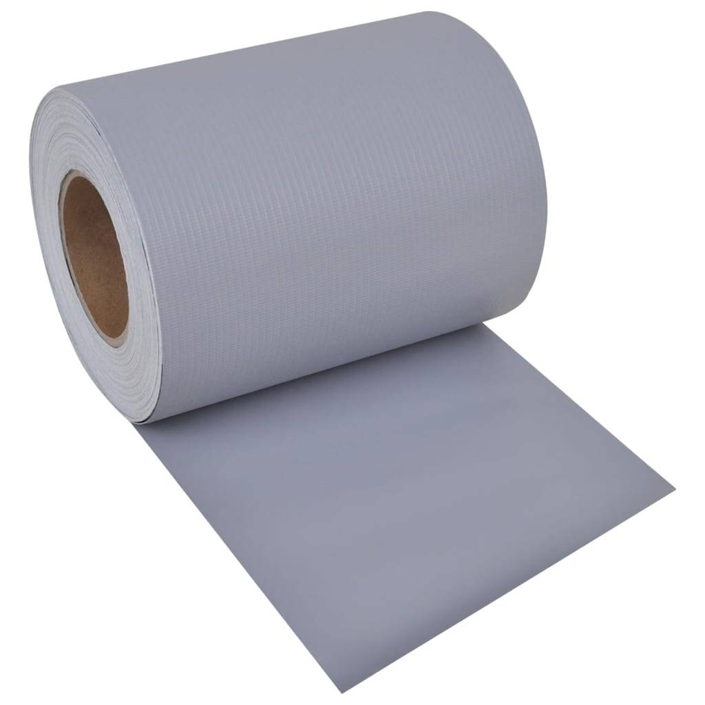 vidaXL Gartenzaun-Sichtschutz PVC 70×0,19 m Hellgrau