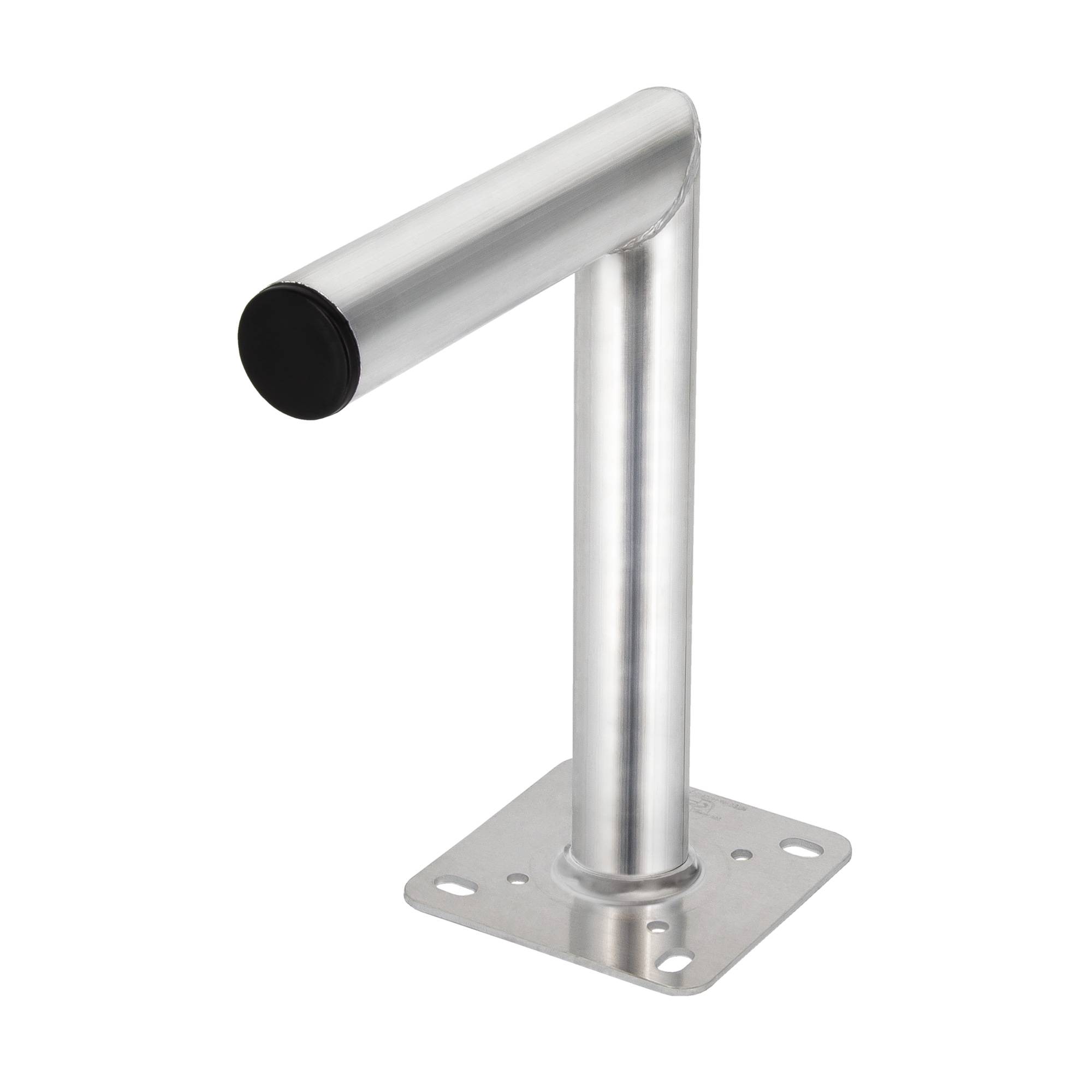 PremiumX 35cm Balkon-Ausleger Aluminium Geländer Balkon-Halterung für Satelliten-Schüssel SAT-Antenne Wand-Halter mit Schellen